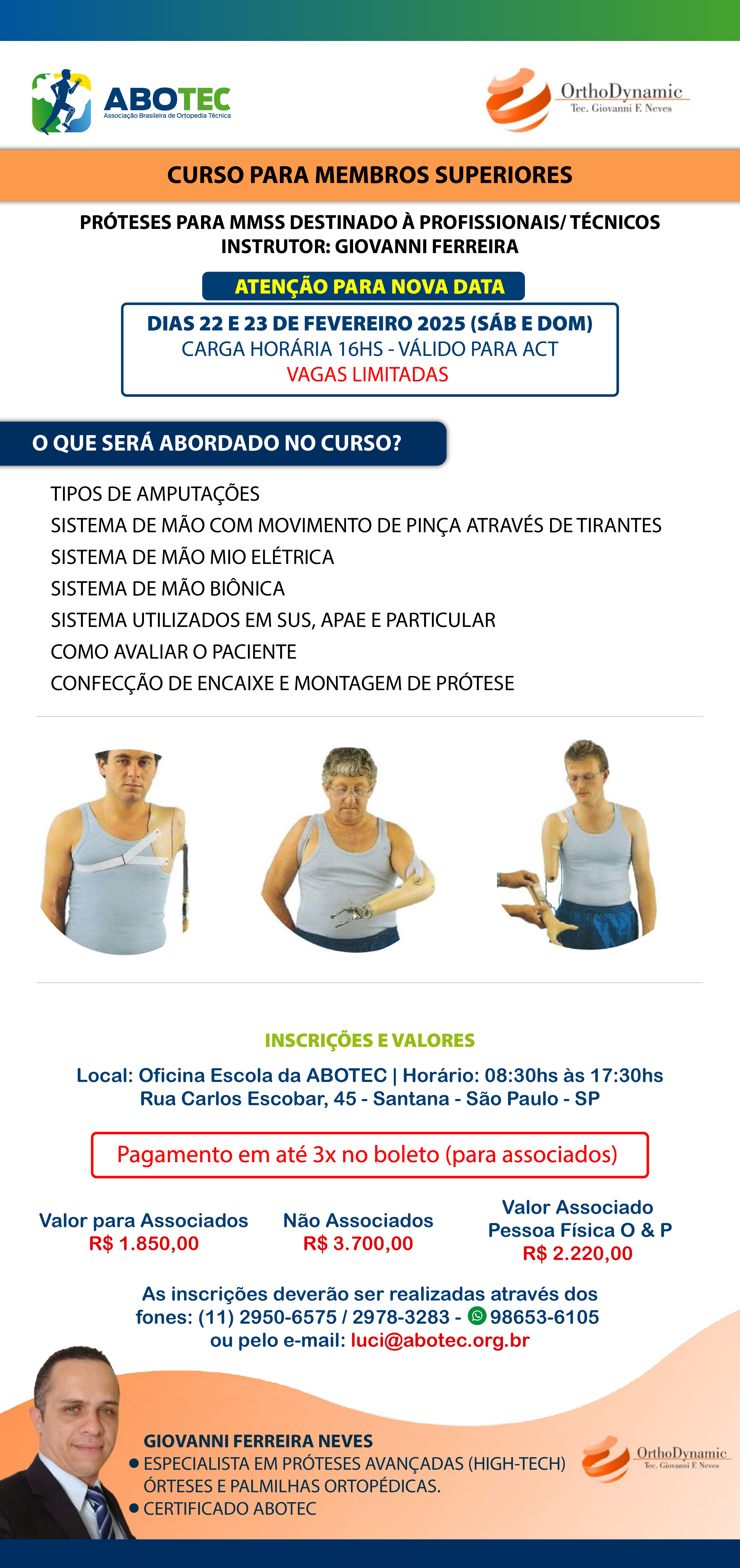 CURSO MEMBRO SUPERIROR - FEVEREIRO 2025