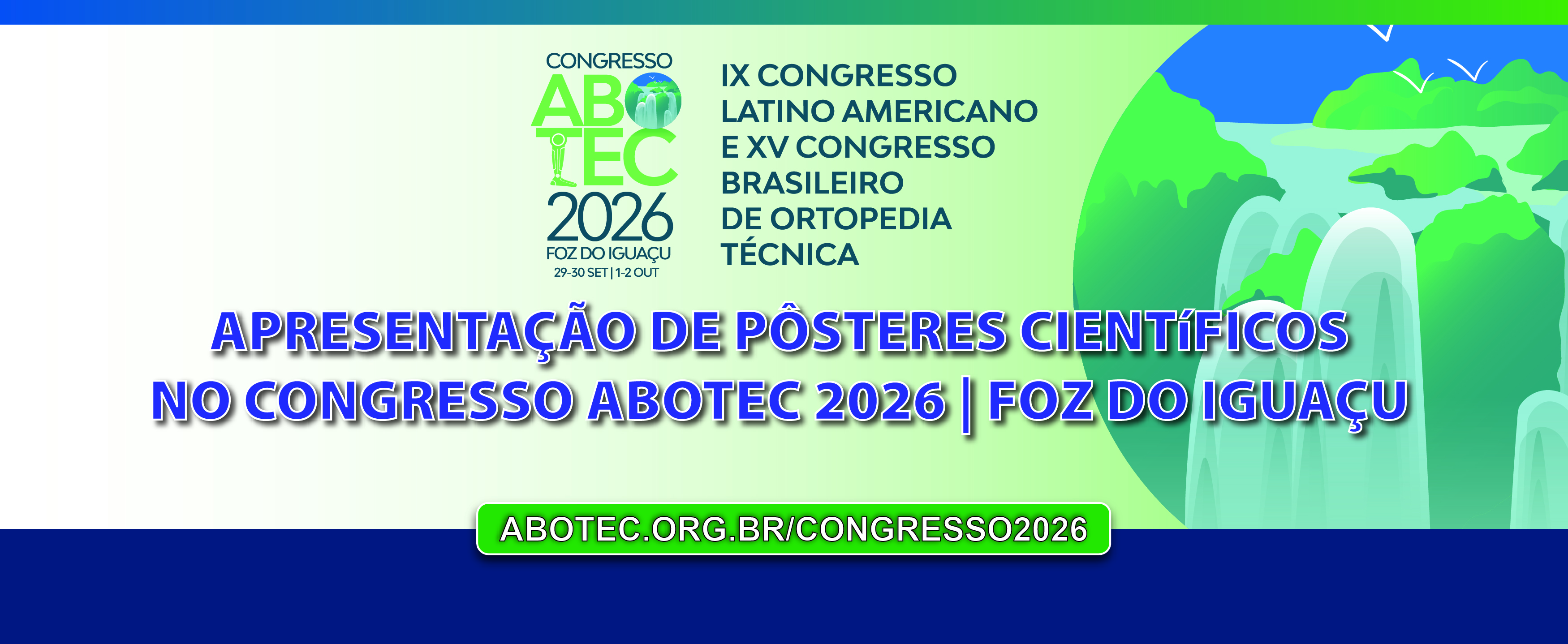 SUBMISSÃO DE TRABALHOS / APRESENTAÇÃO DE PÔSTERES CIENTíFICOS